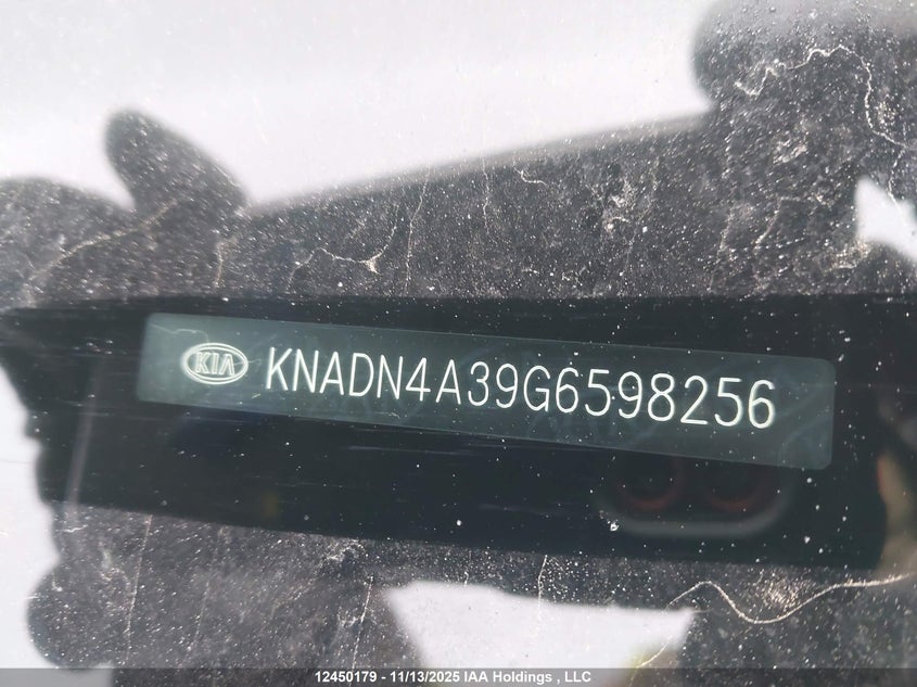 2016 Kia Rio Ex/Ex+ W/Sunroof/Lx/Lx+/Lx+ Eco/Sx VIN: KNADN4A39G6598256 Lot: 12450179