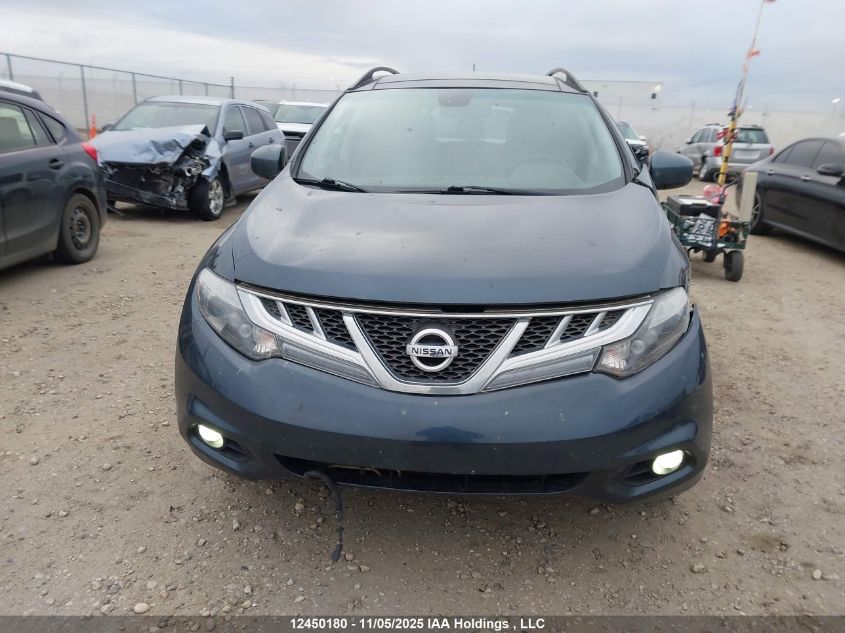 2011 Nissan Murano Sl VIN: JN8AZ1MW4BW183955 Lot: 12450180