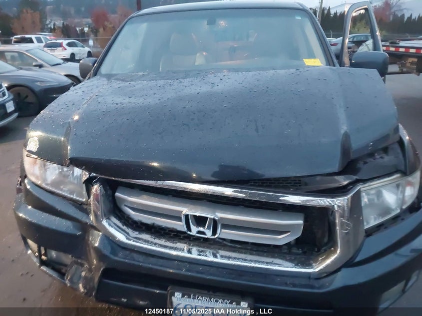 2011 Honda Ridgeline Rtl VIN: 5FPYK1F58BB501591 Lot: 12450187