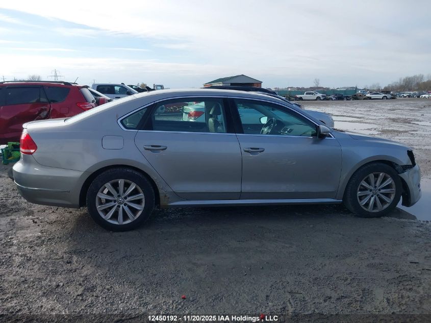 2012 Volkswagen Passat 2.0 Tdi Highline VIN: 1VWCN7A30CC086426 Lot: 12450192