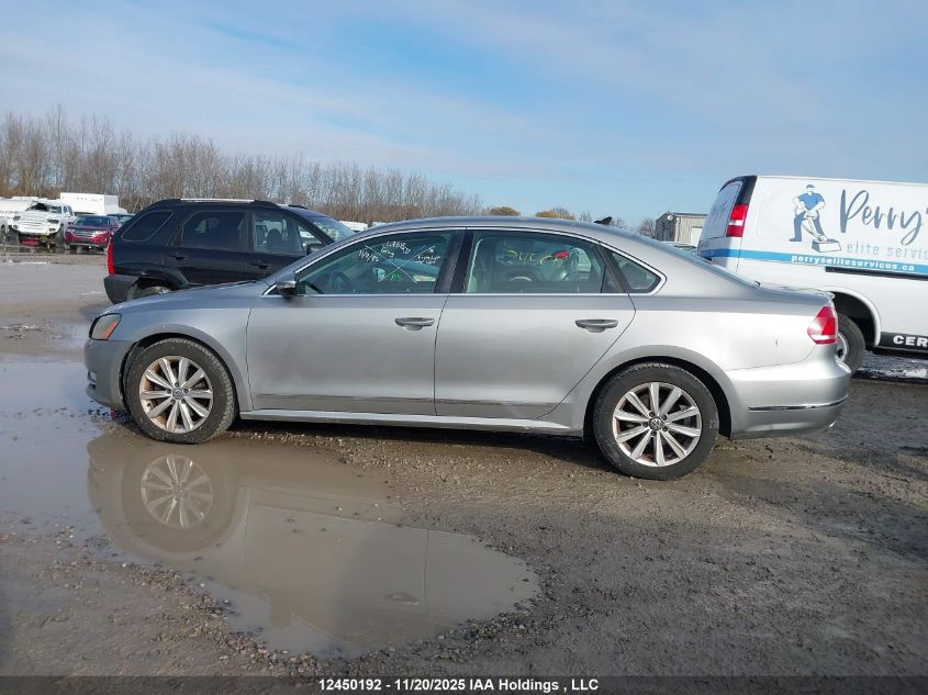 2012 Volkswagen Passat 2.0 Tdi Highline VIN: 1VWCN7A30CC086426 Lot: 12450192
