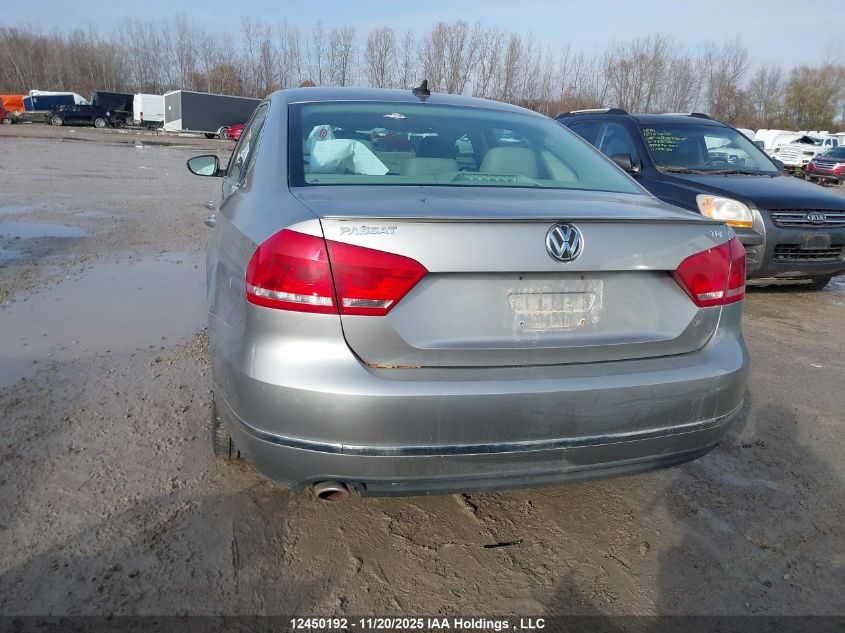 2012 Volkswagen Passat 2.0 Tdi Highline VIN: 1VWCN7A30CC086426 Lot: 12450192