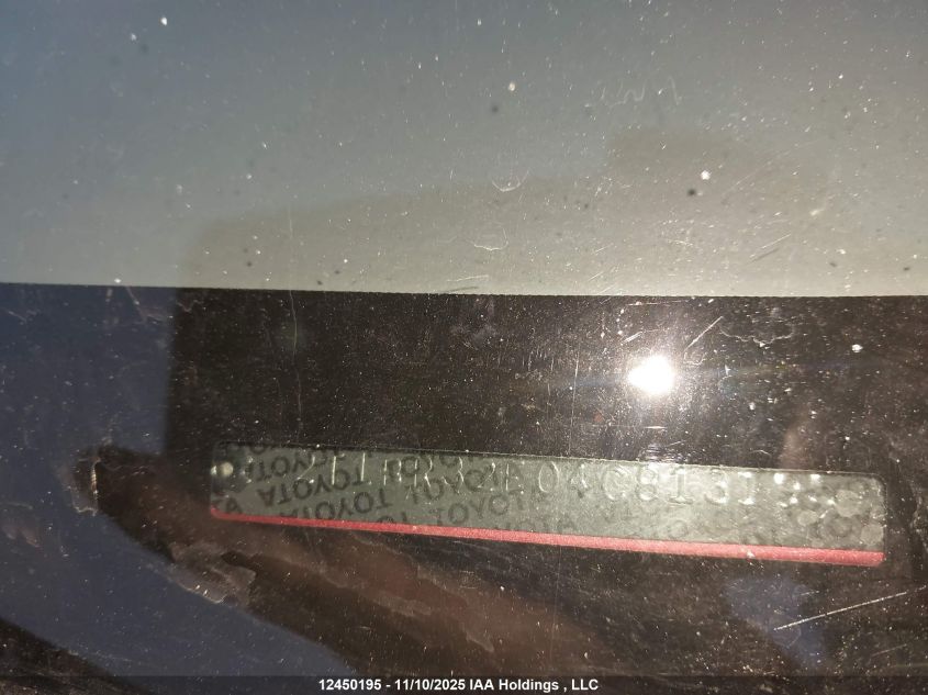 2004 Toyota Corolla Ce/Le/S VIN: 2T1BR32E04C813195 Lot: 12450195