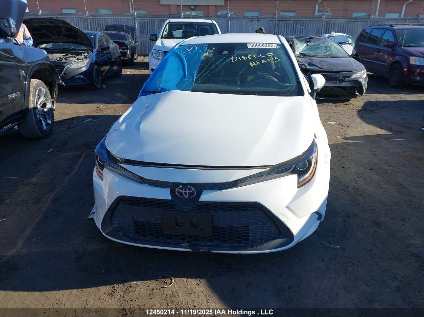 2022 Toyota Corolla Hybrid Base W/Li Battery VIN: JTDBBMBE1N3500077 Lot: 12450214