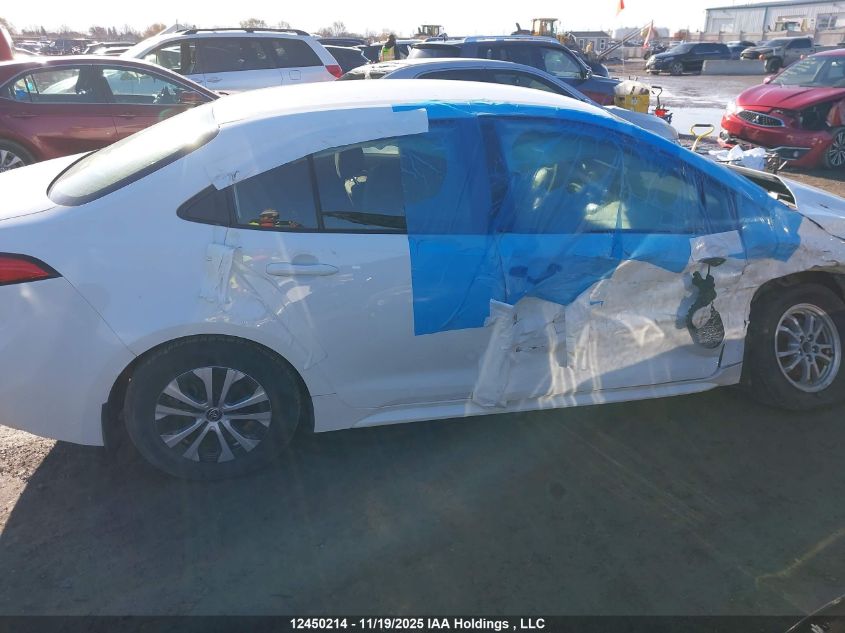 2022 Toyota Corolla Hybrid Base W/Li Battery VIN: JTDBBMBE1N3500077 Lot: 12450214