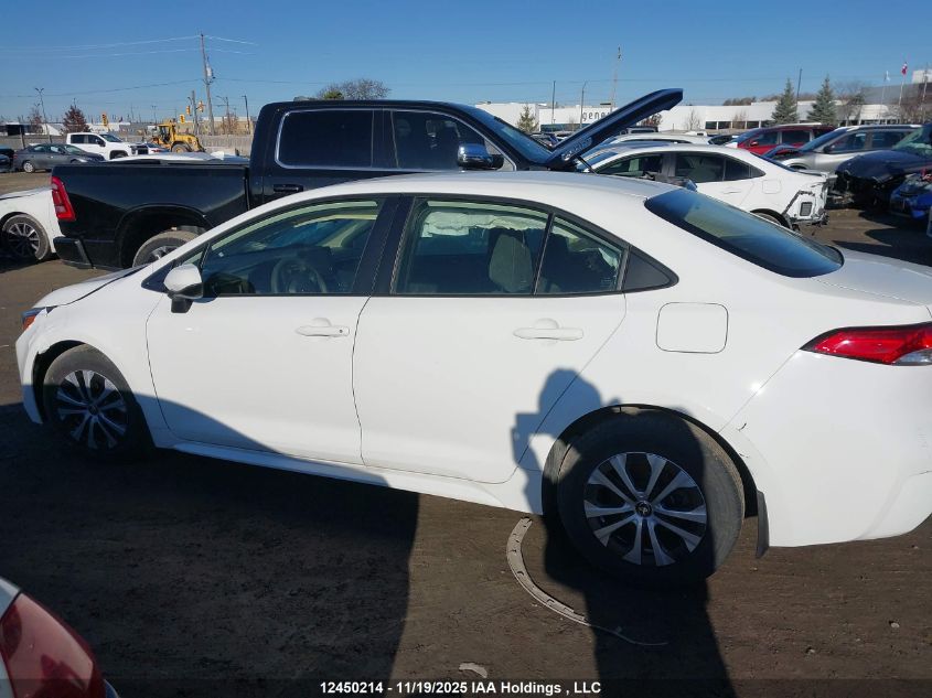 2022 Toyota Corolla Hybrid Base W/Li Battery VIN: JTDBBMBE1N3500077 Lot: 12450214