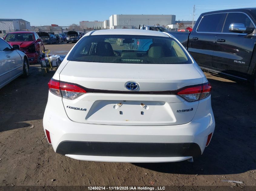 2022 Toyota Corolla Hybrid Base W/Li Battery VIN: JTDBBMBE1N3500077 Lot: 12450214