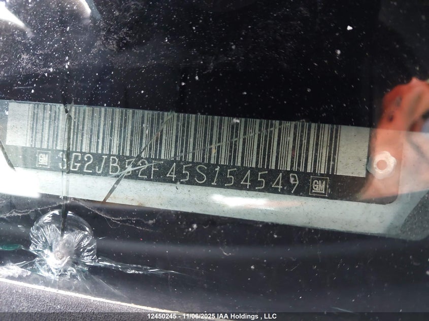 2005 Pontiac Sunfire Sl/Slx VIN: 3G2JB52F45S154549 Lot: 12450245