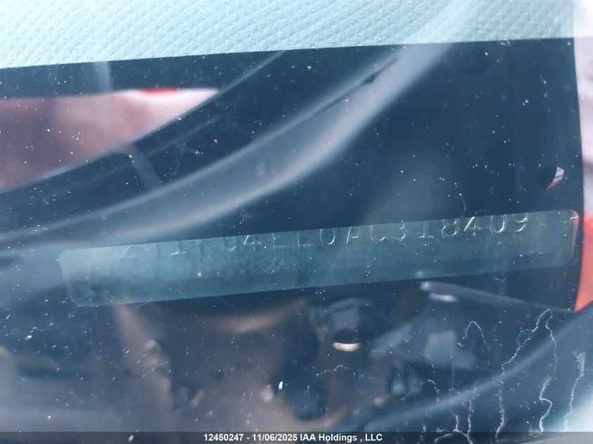 2010 Toyota Corolla Matrix VIN: 2T1KU4EE0AC318409 Lot: 12450247