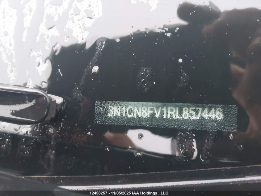 2024 Nissan Versa Sr VIN: 3N1CN8FV1RL857446 Lot: 12450257