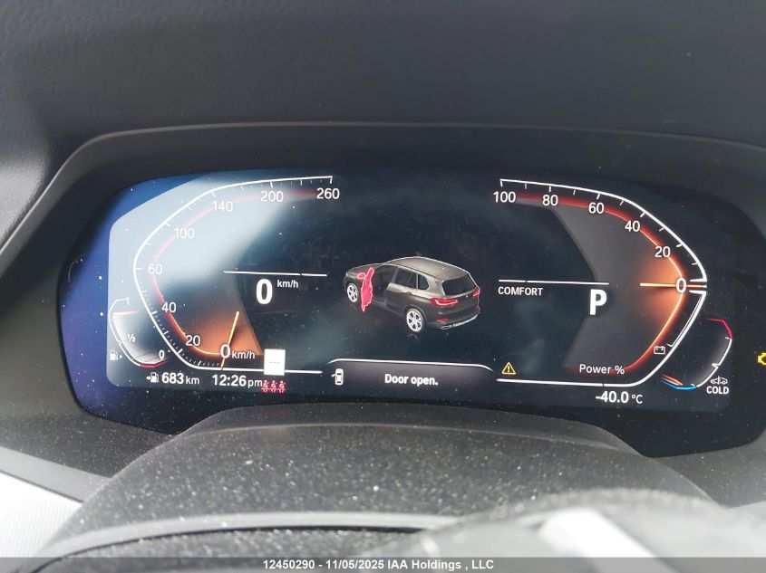 2022 BMW X5 xDrive40I VIN: 5UXCR6C09N9N41549 Lot: 12450290