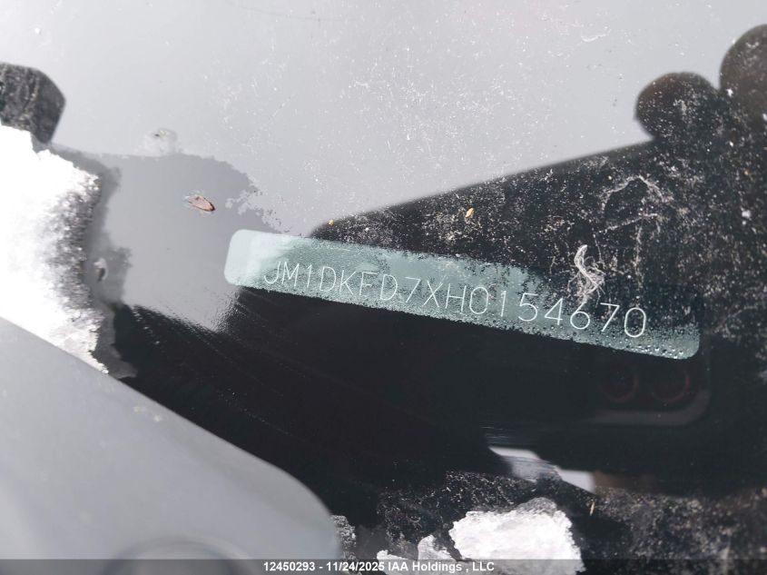 2017 Mazda Cx-3 VIN: JM1DKFD7XH0154670 Lot: 12450293