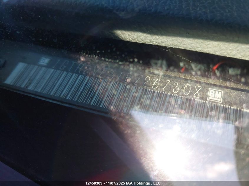 2011 GMC Sierra K1500 Sle VIN: 1GTR2VE31BZ267308 Lot: 12450309