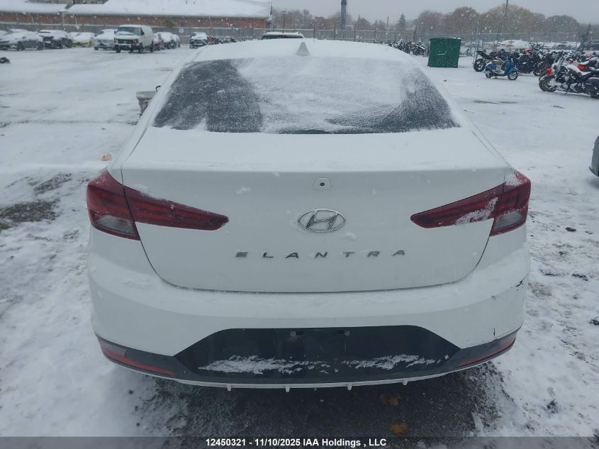 2020 Hyundai Elantra Sel/Value/Limited VIN: KMHD84LF5LU927358 Lot: 12450321