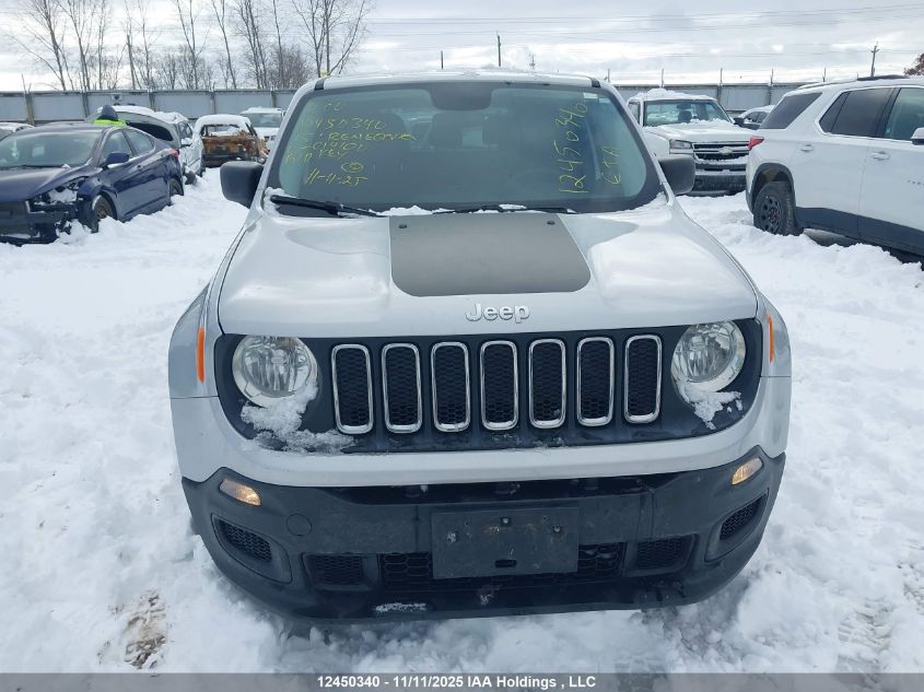 2015 Jeep Renegade Sport VIN: ZACCJAAT4FPC14100 Lot: 12450340
