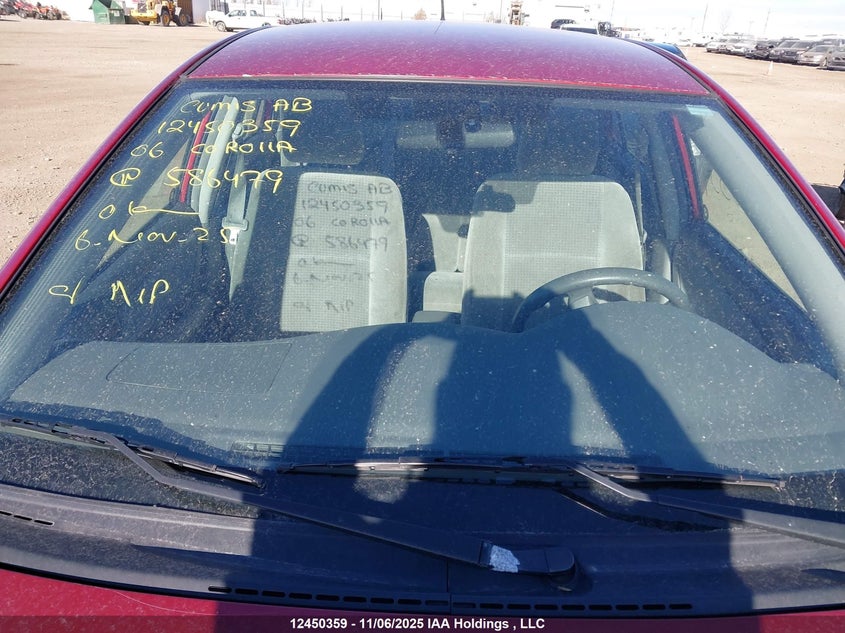 2006 Toyota Corolla Ce/Le/Sport VIN: 2T1BR32E26C586479 Lot: 12450359