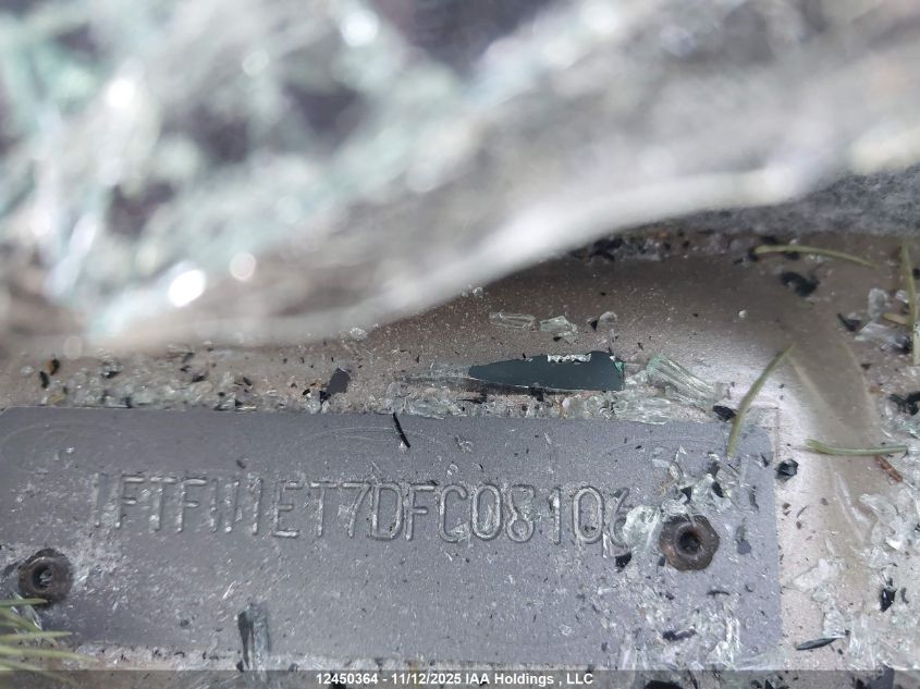 2013 Ford F-150 Xlt VIN: 1FTFW1ET7DFC08106 Lot: 12450364