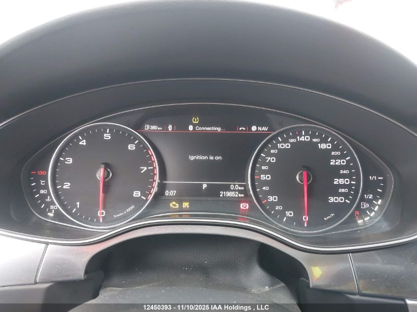 2012 Audi A6 Prestige VIN: WAUJGCFC1CN147287 Lot: 12450393