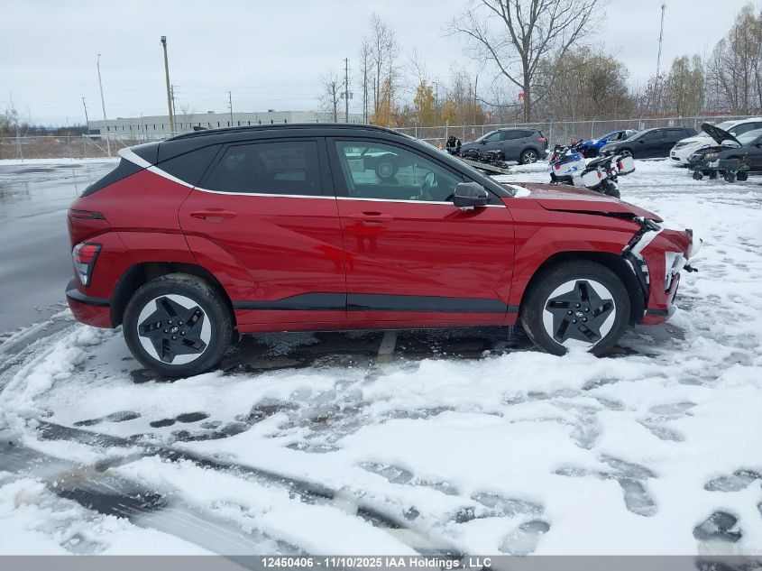 2025 Hyundai Kona VIN: KM8HE3A6XSU019011 Lot: 12450406