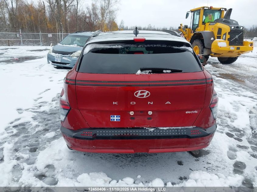 2025 Hyundai Kona VIN: KM8HE3A6XSU019011 Lot: 12450406
