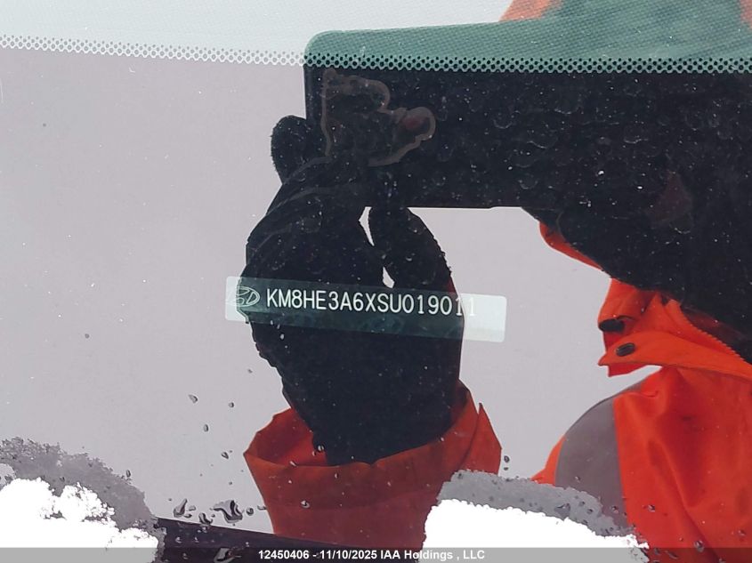 2025 Hyundai Kona VIN: KM8HE3A6XSU019011 Lot: 12450406