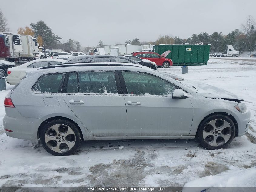 2019 Volkswagen Golf Sportwagen VIN: 3VW117AU9KM515426 Lot: 12450428