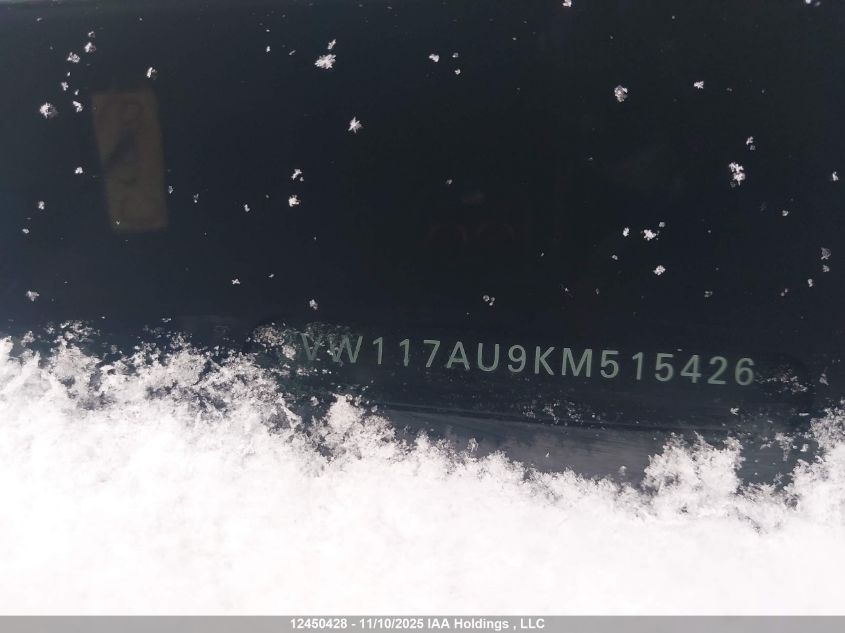 2019 Volkswagen Golf Sportwagen VIN: 3VW117AU9KM515426 Lot: 12450428