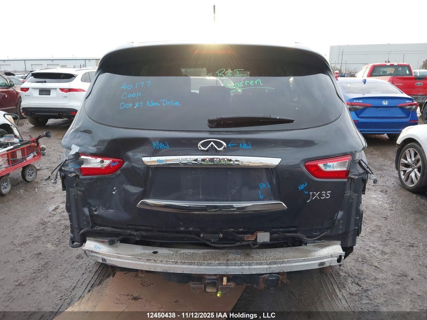 2013 Infiniti Jx35 VIN: 5N1AL0MM9DC343026 Lot: 12450438