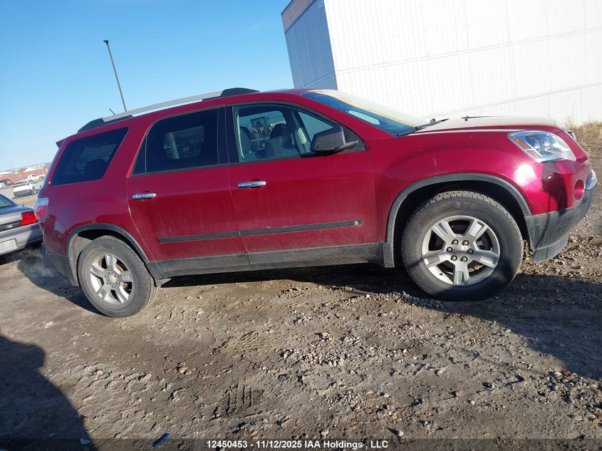 2010 GMC Acadia Sle VIN: 1GKLRKED9AJ144737 Lot: 12450453