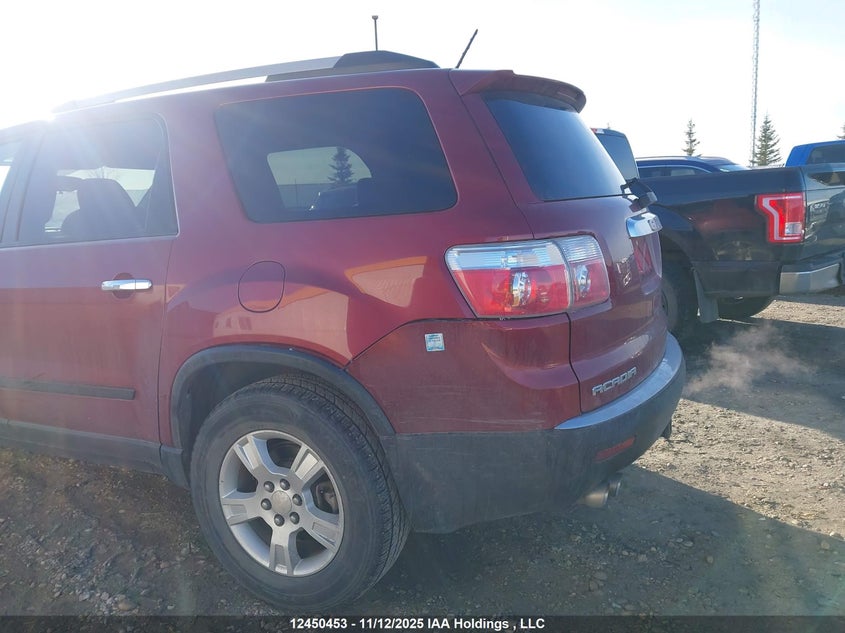 2010 GMC Acadia Sle VIN: 1GKLRKED9AJ144737 Lot: 12450453