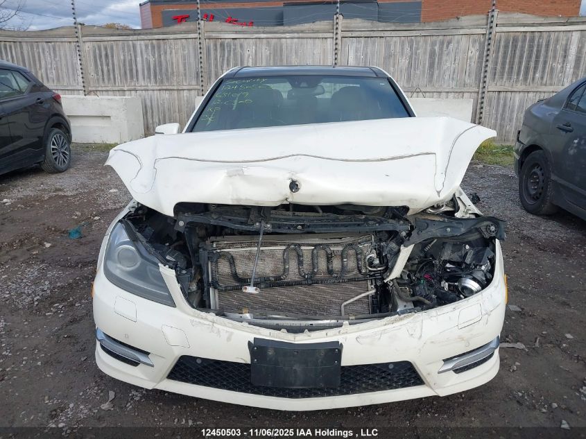 2012 Mercedes-Benz C 300 4Matic VIN: WDDGF8BB9CA631019 Lot: 12450503