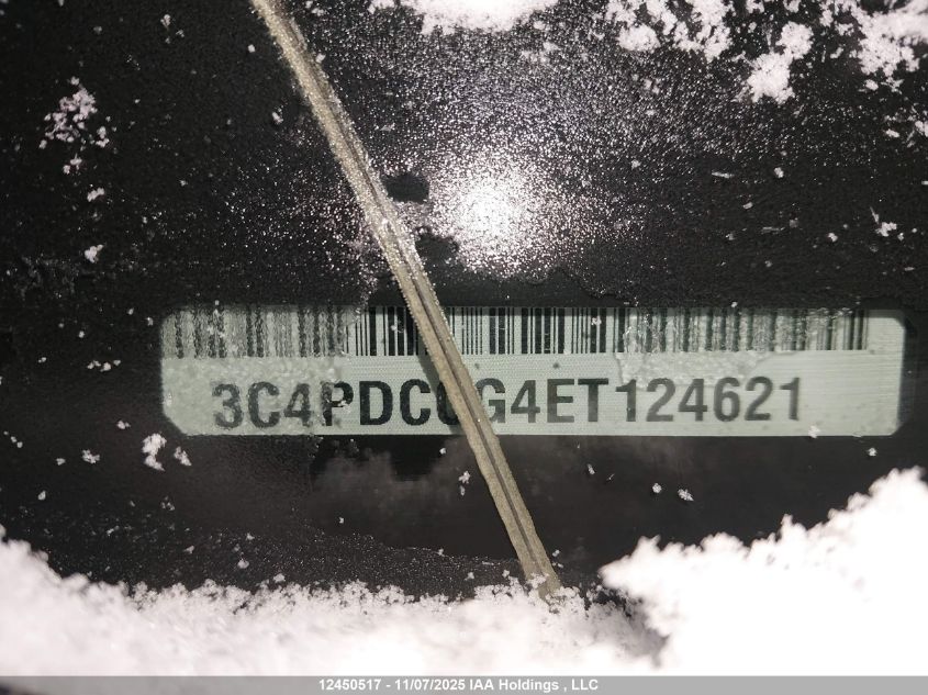 2014 Dodge Journey Sxt VIN: 3C4PDCCG4ET124621 Lot: 12450517