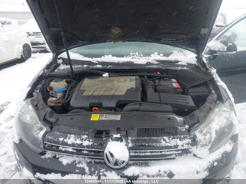 2010 Volkswagen Golf 2.0 Tdi Comfortline VIN: 3VWKL7AJ1AM629178 Lot: 12450540