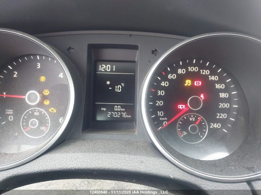 2010 Volkswagen Golf 2.0 Tdi Comfortline VIN: 3VWKL7AJ1AM629178 Lot: 12450540