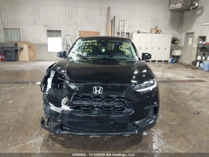 2025 Honda Hr-V Lx VIN: 3CZRZ1H31SM100989 Lot: 12450542