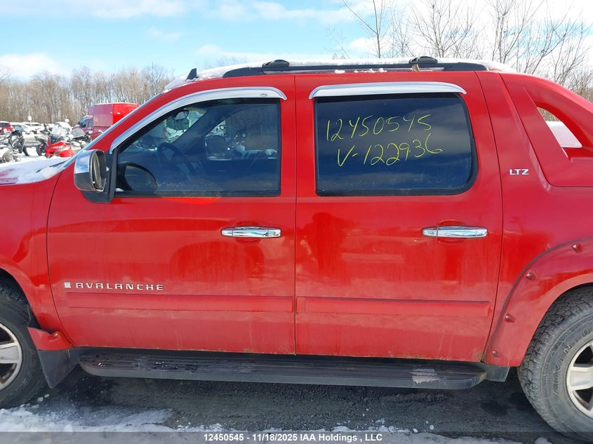 2008 Chevrolet Avalanche K1500 VIN: 3GNFK12378G122936 Lot: 12450545