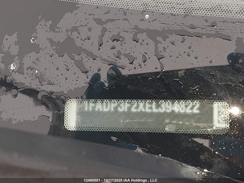 1FADP3F2XEL394822 2014 FORD FOCUS photo no. 9