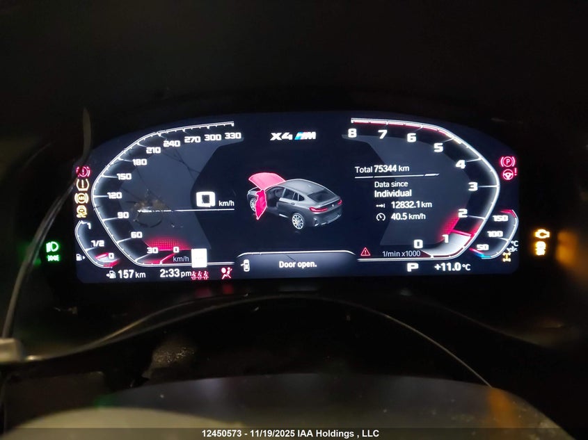 2023 BMW X4 M SPORT UTILITY VEHICLE 3.0L I-6 DI, DOHC, VVT, TURBO, 503HP