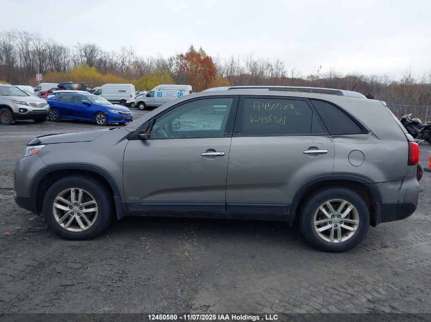 2014 Kia Sorento Lx VIN: 5XYKTCA62EG436581 Lot: 12450580