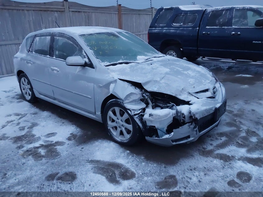 JM1BK343381101693 2008 Mazda 3 Hatchback auction photo 1