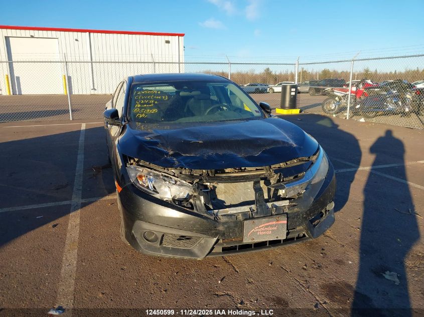 2017 Honda Civic Ex VIN: 2HGFC2F83HH024392 Lot: 12450599