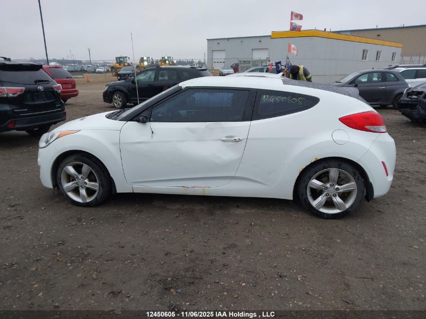 2013 Hyundai Veloster VIN: KMHTC6ADXDU174242 Lot: 12450605