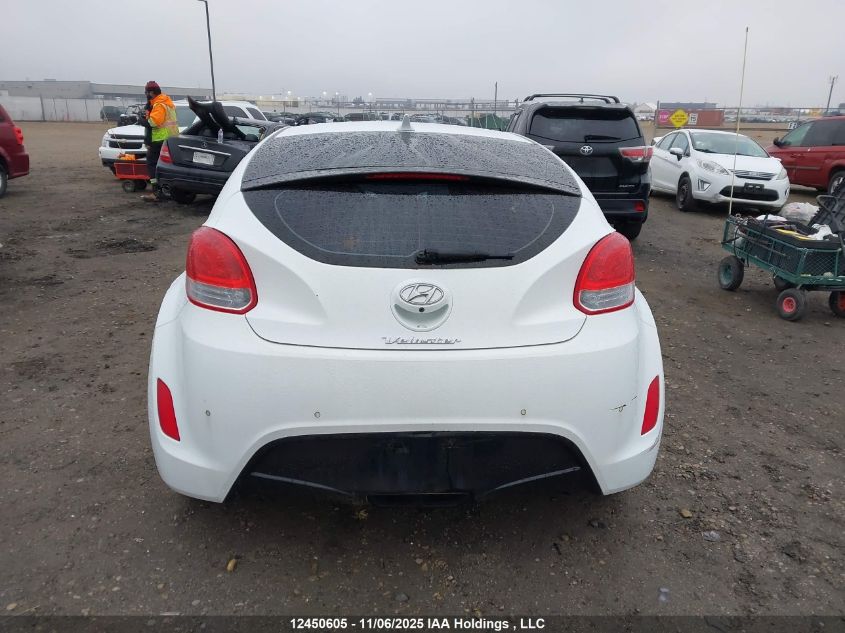 2013 Hyundai Veloster VIN: KMHTC6ADXDU174242 Lot: 12450605