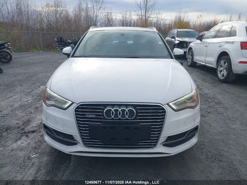 2016 Audi A3 E-Tron 1.4T Premium VIN: WAUTPBFF5GA154575 Lot: 12450677