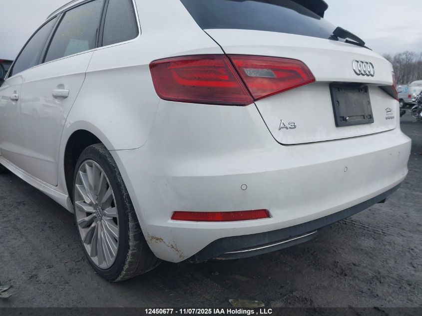 2016 Audi A3 E-Tron 1.4T Premium VIN: WAUTPBFF5GA154575 Lot: 12450677