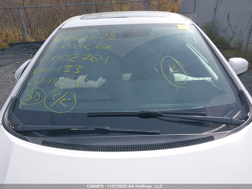 2014 Honda Civic Ex VIN: 2HGFG3B51EH002764 Lot: 12450678