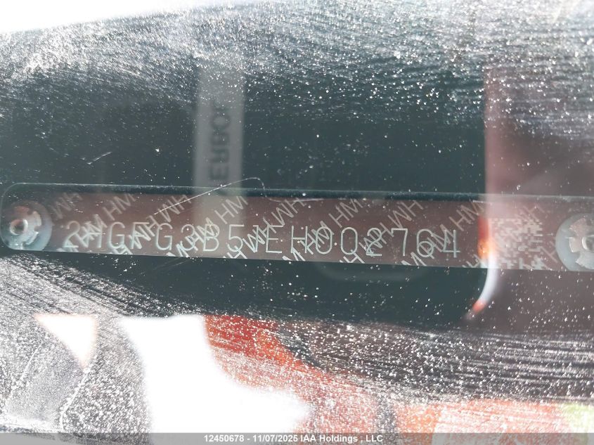 2014 Honda Civic Ex VIN: 2HGFG3B51EH002764 Lot: 12450678