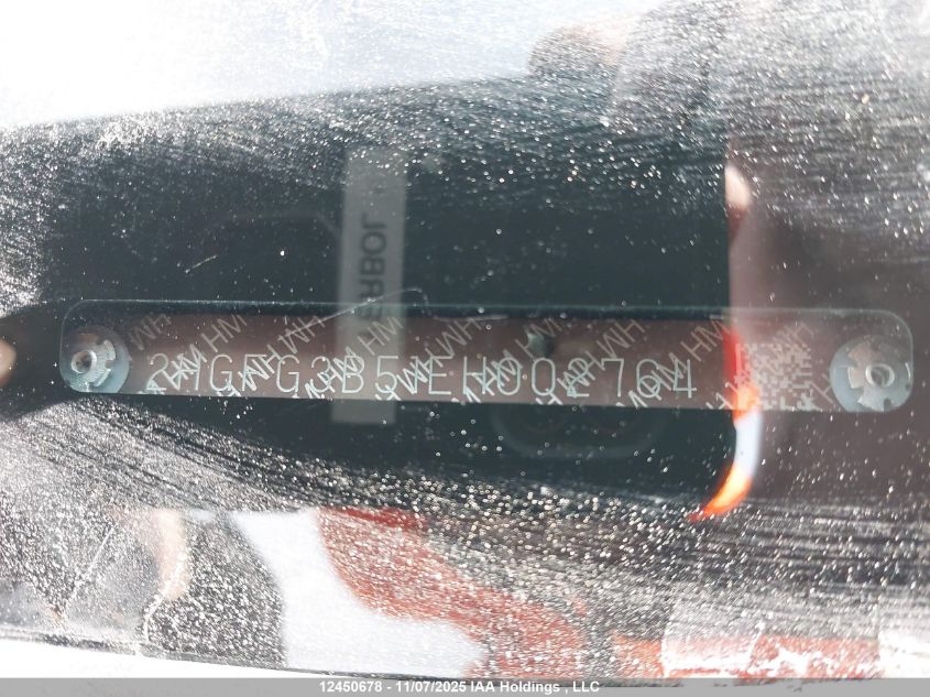 2014 Honda Civic Ex VIN: 2HGFG3B51EH002764 Lot: 12450678