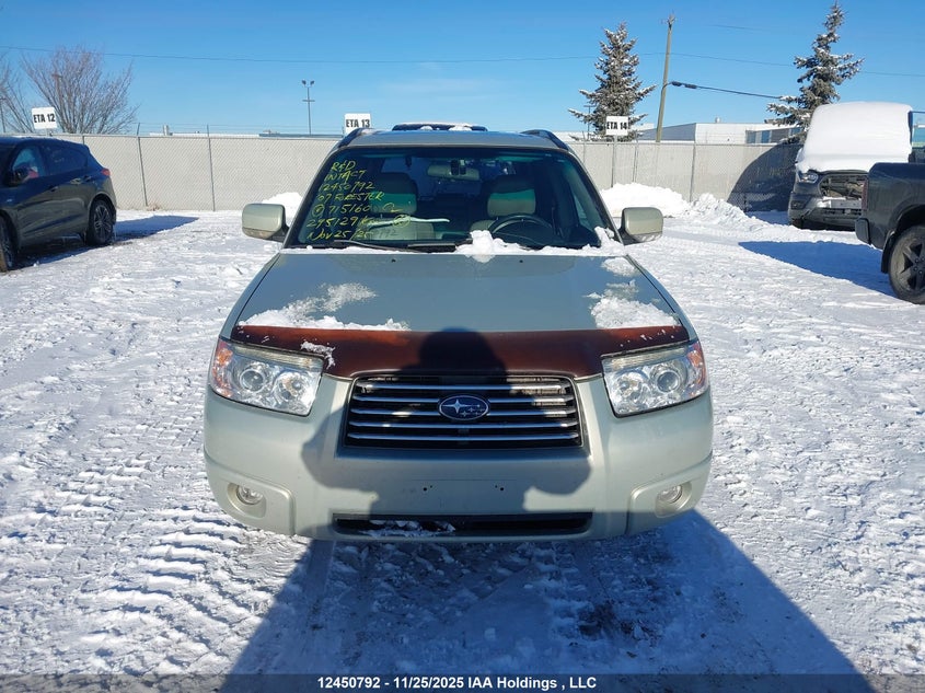 2007 Subaru Forester 2.5X Premium VIN: JF1SG65677G715160 Lot: 12450792
