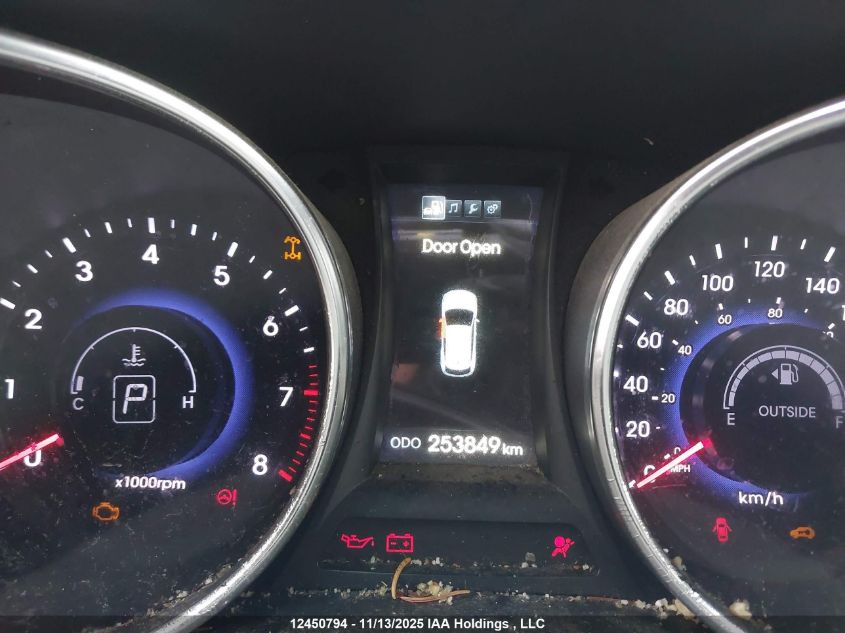 2013 Hyundai Santa Fe Sport VIN: 5XYZUDLA1DG076849 Lot: 12450794